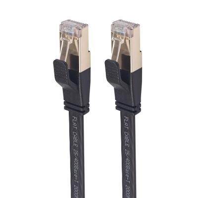 China Wholesale Flat 40Gbps 2000Mhz RJ45 Lan Cable Cat 8 Ethernet Cable For Laptop Router Gaming Cat 8 for sale