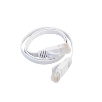 China Best Price High Quality 2m 3m Flat Cat6 UTP Patch Tie Network Cat6 Cable RJ45 Ethernet Lan Cable Cat 6 for sale