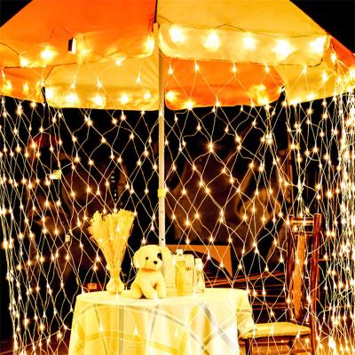 China String Light 1.5mx1.5m/3x2m Led Net Mesh String Light Garland Window Curtain Christmas Wedding Party Holiday Fairy Light for sale