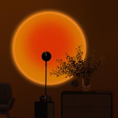 China Sunset Light Sunset Lamp Night Lighting USB Bedside Night Lights Atmosphere Lamp Led Sunset Light Projector For Bedroom Cafe Home Decoration to sleep for sale