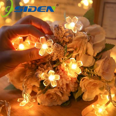 China String Lights Led Holiday Decoration Light Sakura Outdoor Waterproof Battery Operated Led Fairy String Lights Christmas Led Fairy Lights for sale