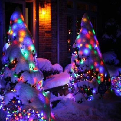 China Solar String Lights Holiday String Lights 12m Christmas 100led Multicolor Waterproof String Light Led Outdoor Solar String Lights for sale