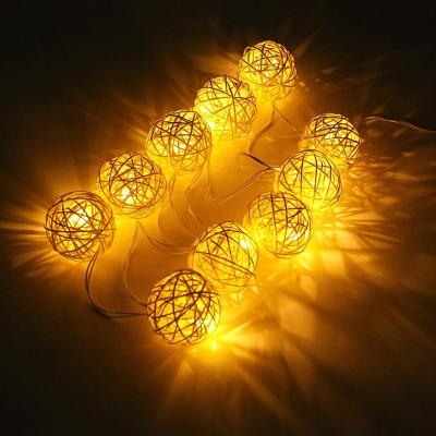 China Wholesale String Light Led Light Holiday 5m 20leds Led Ball String Light For Christmas Ball String Light Wedding Decoration for sale