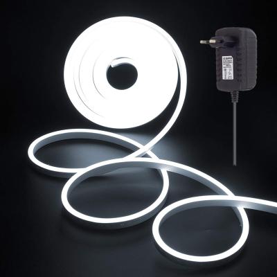 China 12v smd2835 neon LANDSCAPE warm white led neon flexible strip light led strip light with 2a power supply for sale