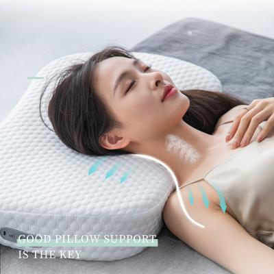 China Best Selling Comfortable Contour Memory Foam Pillow Neck Support Orthopedic Cervical Bed Pillow for sale