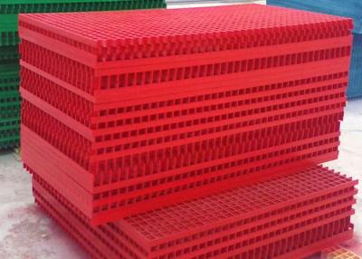 China 38*38*38 Fiberglass Grating Panels / Fiberglass Grid Grating For Car Washes for sale