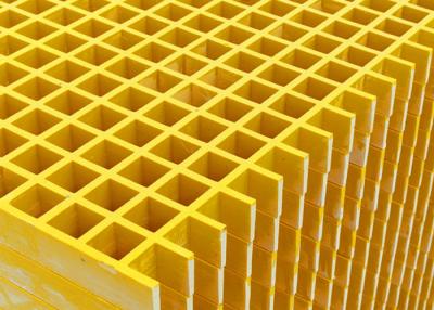 China 35*35*35 Fiberglass Grating Panels , Pultruded Fiberglass Grating for sale