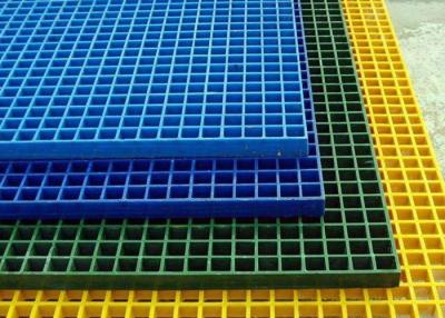 China Blue Fiberglass Reinforced Plastic Grating 38*38*38 Tree Pool Grating for sale