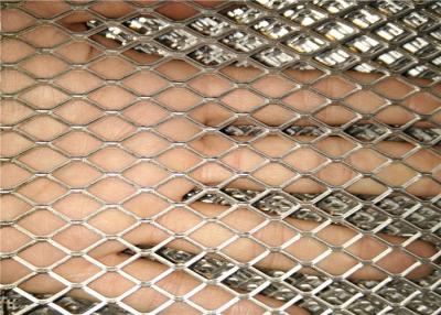 China Plain Expanded Metal Sheet , Diamond Steel Mesh Sheet Customized Size for sale