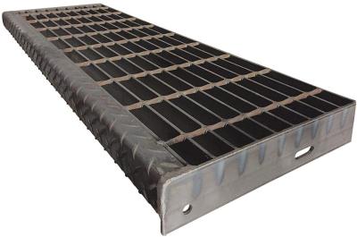 China Heavy duty safety1x6 M 30x3 mm steel grating caillebotis en acier steps/steel bar grating for sale