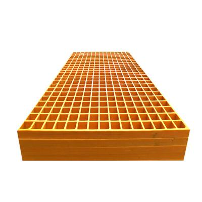 China Yellow Anti Corrosion Reinforced Plastic Fibergrate Grating for sale