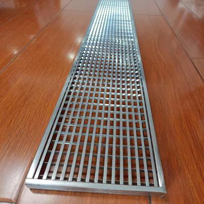 China 3mm 304/316 Stainless Steel Grating Trench Cover Heel Proof for sale