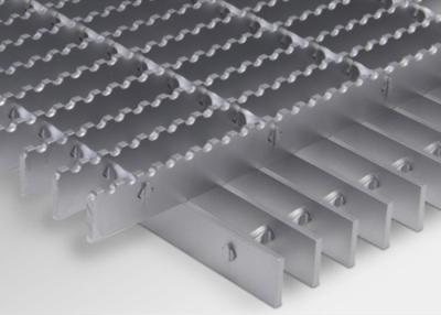 China 6063 5mm Grating van de Aluminiumbar, Duidelijke Getande Ganggrating Te koop