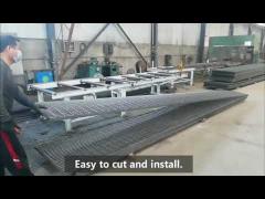 Iron Steel Industrial Steel Grating With Load Bearing Pressure Welded