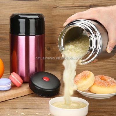 China Sustainable Stainless Steel Thermos Vacuum Insulation Lunch Box for sale