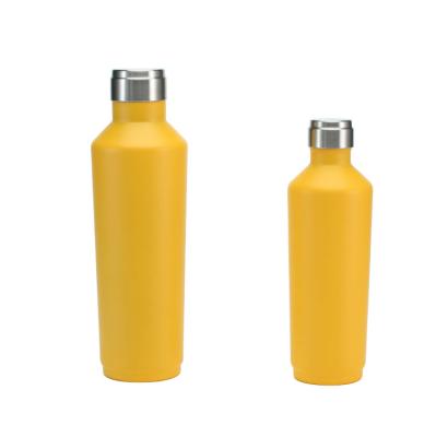 China Sustainable BPA Free Non-Toxic Water Bottle Keep Drinks Cold For 25 Hot For 12 Hours With Shatterproof Stainless Steel Matte Coating for sale