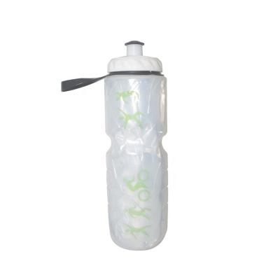 China 22oz Sustainable Foil BPA Free Plastic Bicycle Insulated Recycling Water Bottle for sale