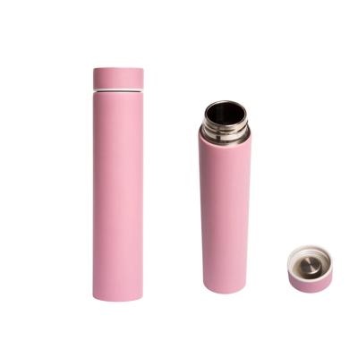 China Viable Beautiful Stainless Steel Slim Insulated Double Wall Thermos Flask, 8oz, For Present Gift Promotion for sale