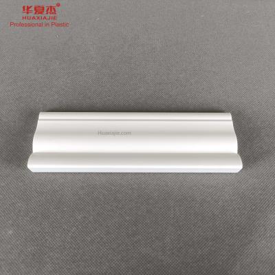 China Easy Cleaned Pvc Trim Crown Moulding For House Decoration for sale