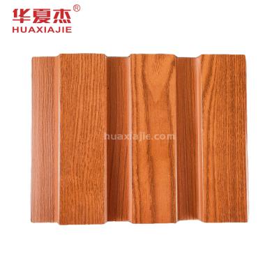 China Wooden Grains Pvc Wpc Interior Wall Panel Decoration Waterproof Classic Red Mood for sale