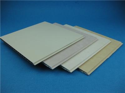 China Färben Sie Matt weiße PVC-Deckenverkleidungen 250MM x 8MM Film beschichtete PVC-Decken-Fliesen zu verkaufen