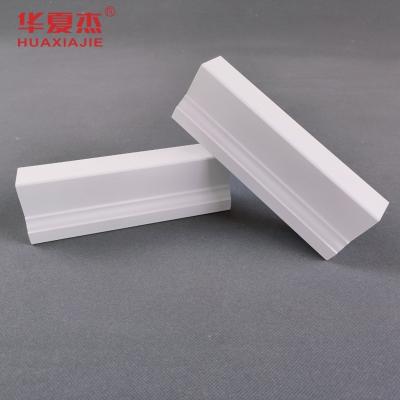 China White Water Proof PVC Decorative Mouldings / 7ft Brick Mold For Decoration for sale