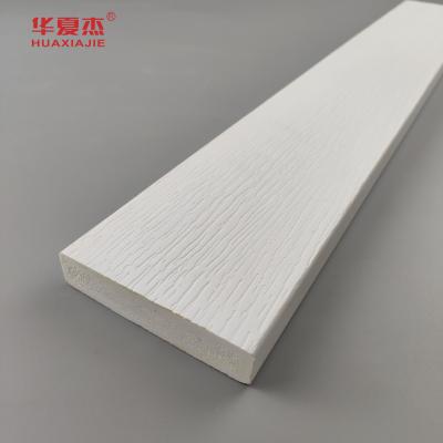 China Home White PVC Trim Board Lead Free Ineterior pvc plank wooden grains or Exterior Moldings for sale