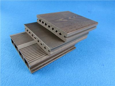 China Anti-Mould PVC Composite Wood Decking Flooring Cafe PVC Decking Flooring for sale