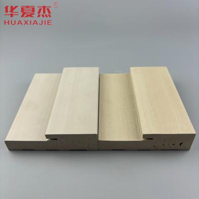 China Venta al por mayor wpc 4-9/16' pierna de puerta wpc marco de puerta wpc modelo de grano de madera wpc moldeado para la decoración de edificios en venta