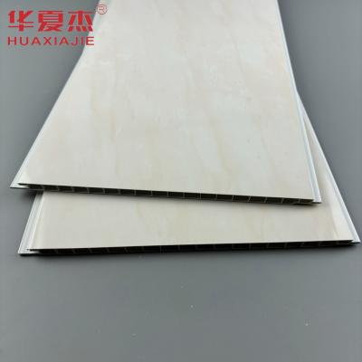 China High Quality Yellow Marble Deign 250x8mm Pvc Wall Panel Easy To Install Pvc Ceiling Panels For Bathroom Decoration for sale