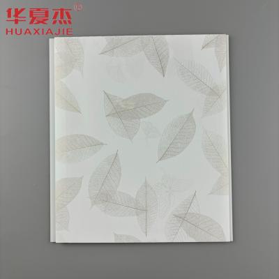 China Customized new product hot stamping pvc wall panels botanical print ceiling panel pvc for bathroom decoration for sale