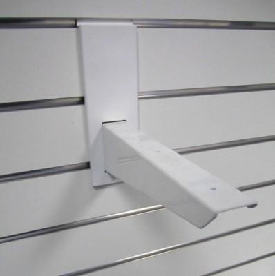 China Smooth Storage Mdf Board / Pvc Plastic Slatwall Display Rack for sale