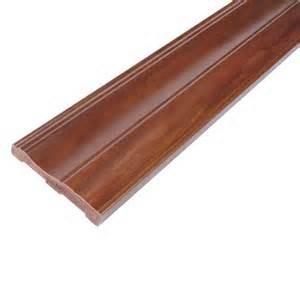 China Customized PVC Trim Board Foam Baseboard Trim With Low Maintenance for sale