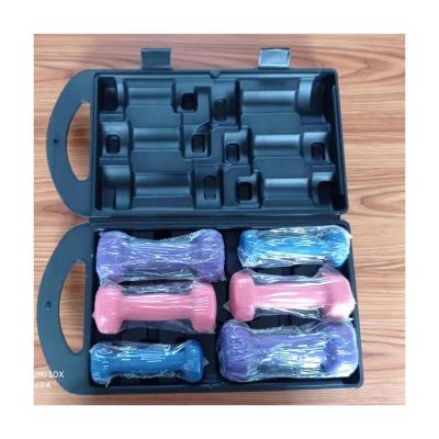 China 1/2/3/4/5kg Vinyl Coated Neoprene Dumbbell Universal Shiny Dumbbell China Best Company for sale