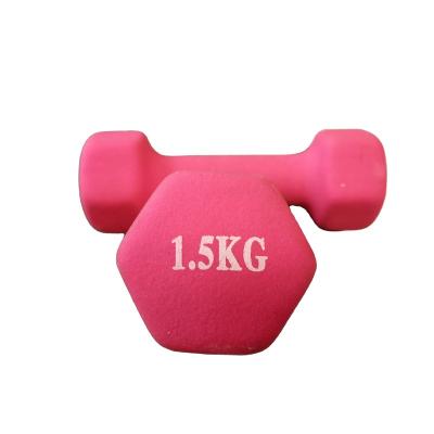 China Universal 1kg 1.5kg 2kg 3kg 4kg 5kg Vinyl Neoprene Dumbbell For Home Women Exercise Strength Training for sale