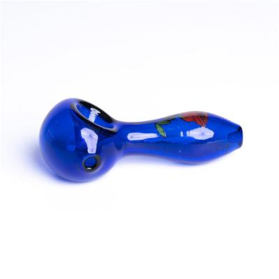 China Eco-friendly Five Colors Printing Oil Burner Bongo Glass Water Pipes For Smoking for sale