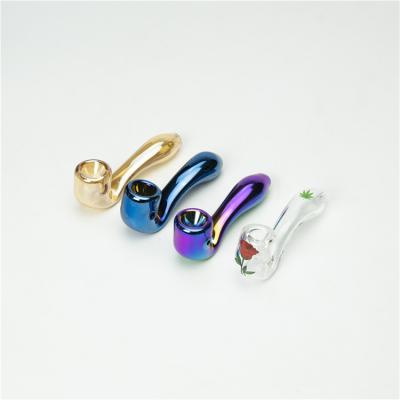 China Non-stick Hot Selling Oil Burner Bongo Colored Glass Water Pipes for sale