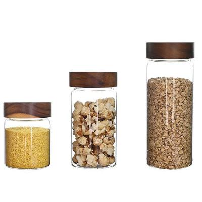 China New Freshness Preservation Household Products Airtight Food Kitchen Storage Containers Bottle Jars With Spiral Mouth for sale