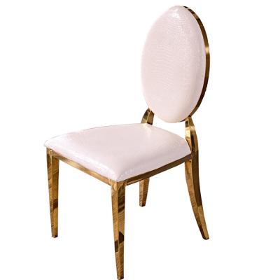 China Modern Custom Event Rental Gold Wedding Banquet Hotel Louis Removal Cushion Dining Wedding Brass Luxury French Chair for sale