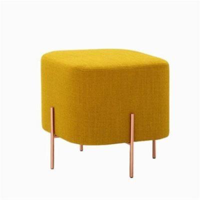 China Other Modern Living Room Decorative Foot Stools Cloth Foot Stool Changing Room Stool for sale