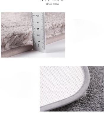 China High-hair Absorbent Bedroom Mat Bathroom Toilet Door Floor Foot Protector Bath Stocked Non-slip Cover for sale