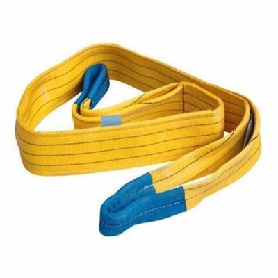 Cina 1-12 tonnellate Sling di sollevamento Sling di rimorchiatura Strap Cargo Flat Webbing Sling con logo personalizzato in vendita