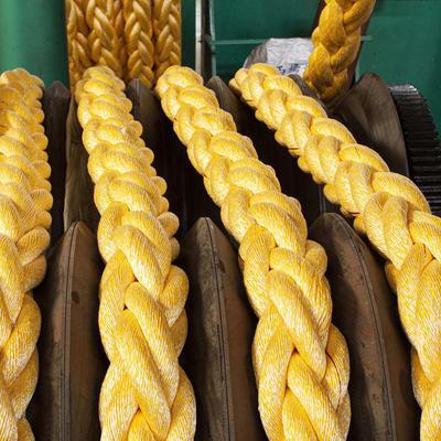 China 8/12 Strand Polyester Rope Boat Line Marine YLY 75mm for CCS.ABS.LRS.BV.GL.DNV.NK for sale