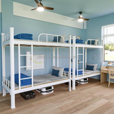 China Chinese modern furniture factory exports the best modern design hot sale c-shape steel upper large quantities and lower beds bunk beds for sale