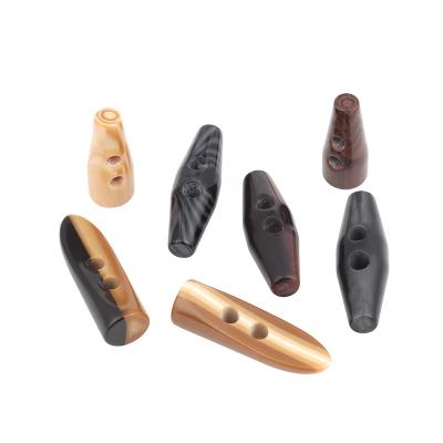 China New Type Nickel Free Top Sale Fancy 3cm 4cm 5cm Fleece Coat Buttons Sewing Natural Ox Horn Buttons for sale