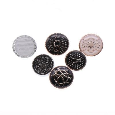 China Nickel Free Manufacturers Wholesale Custom Oil UV Plating Drop Resin Plastic Logo Button For Shirts for sale