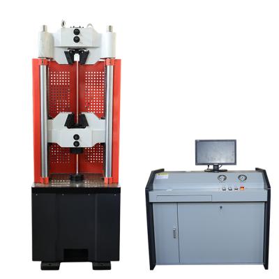 China Servo-Hydraulic Universal Tensile Bend Rebar Machine Properties Test Tensile Testing Hydraulic Testing Equipment 600KN for sale