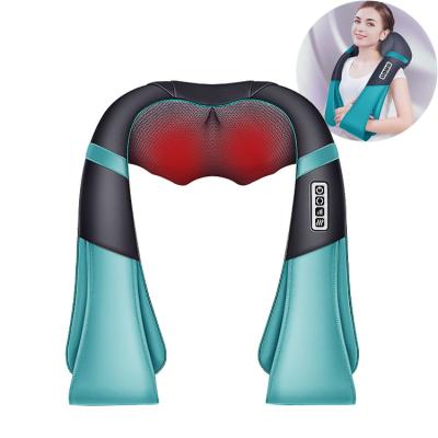 China Cordless Back Neck Massager With Heat Deep Shoulder Back Kneading Massage for sale