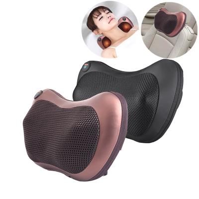 China Body Neck Infrared Electronic Massager Soft Neck Support Back Massage Pillow For Travel for sale