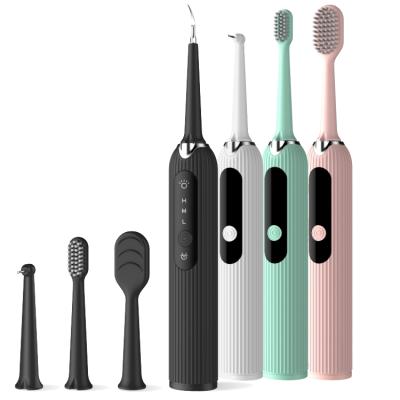 China Dental Sonic Dental Plaque Tooth Cleaner Electric Toothbrush Home Use Calculus Calculus Remover Teeth Tartar Remover for sale